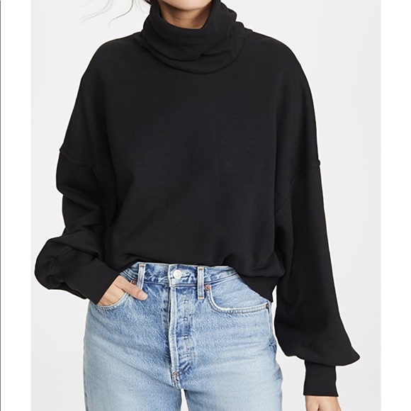 Agolde Tops - AGOLDE x Anthro Balloon Sleeve Turtleneck Pullover